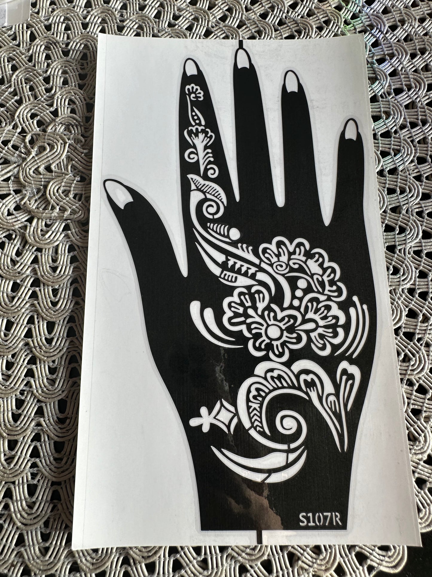 Right Hand Stencils