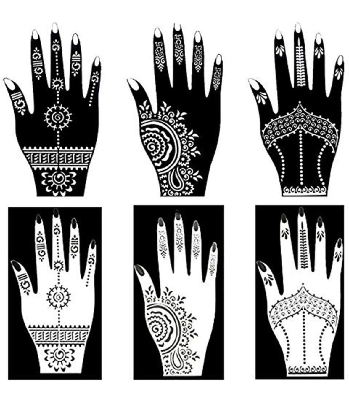 R Henna Stencils