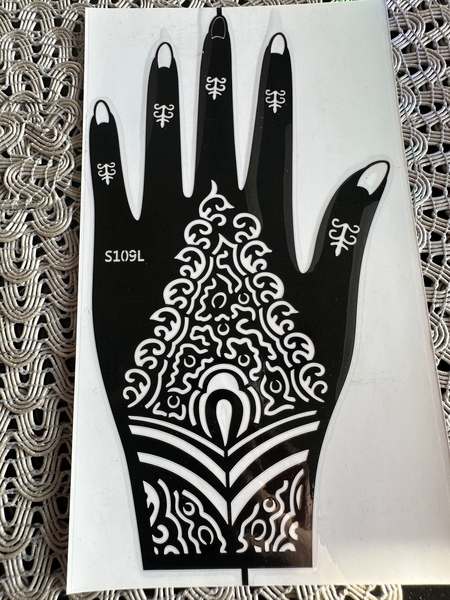 Left Hand Stencils