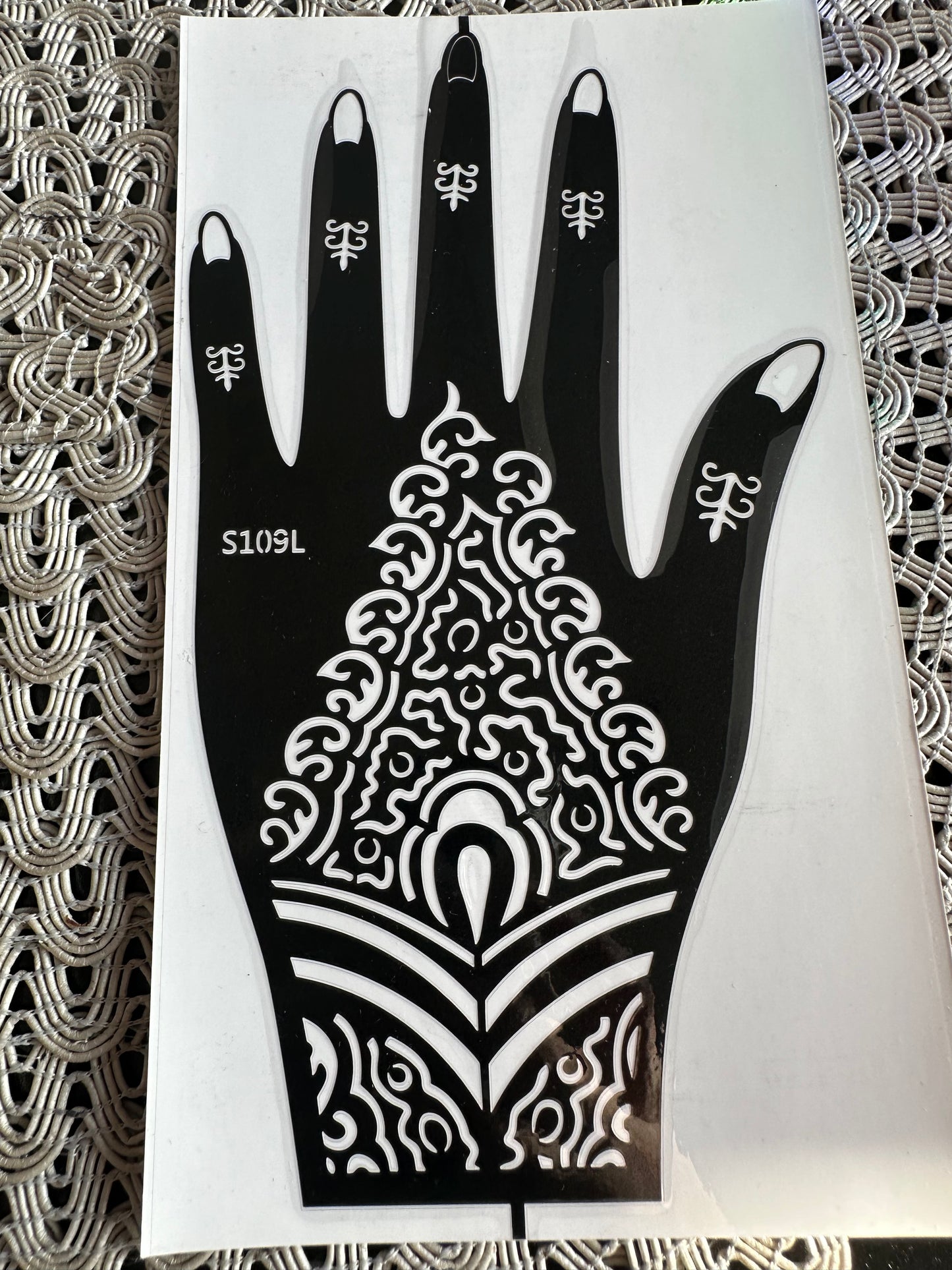 L Henna Stencils