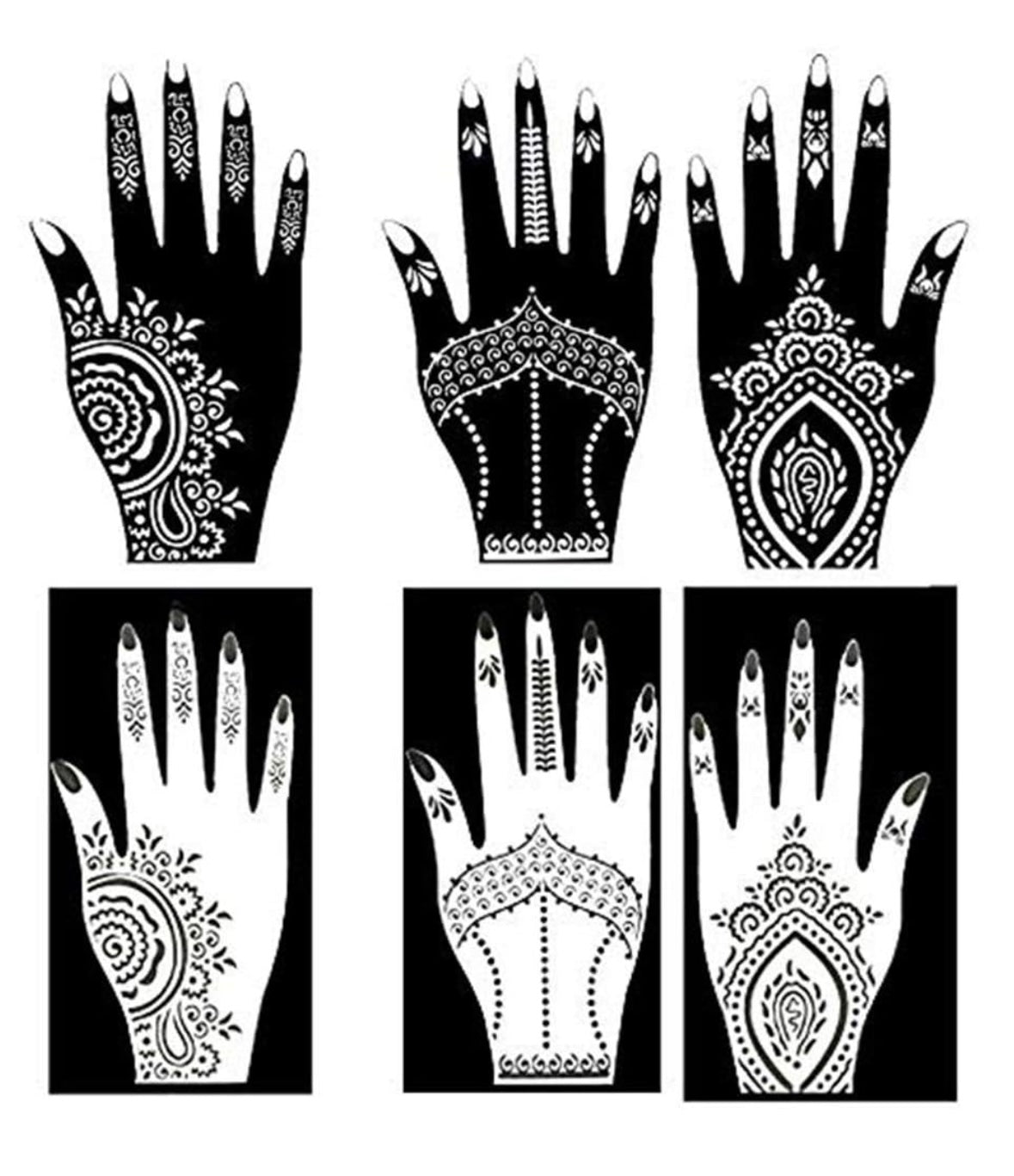 L Henna Stencils