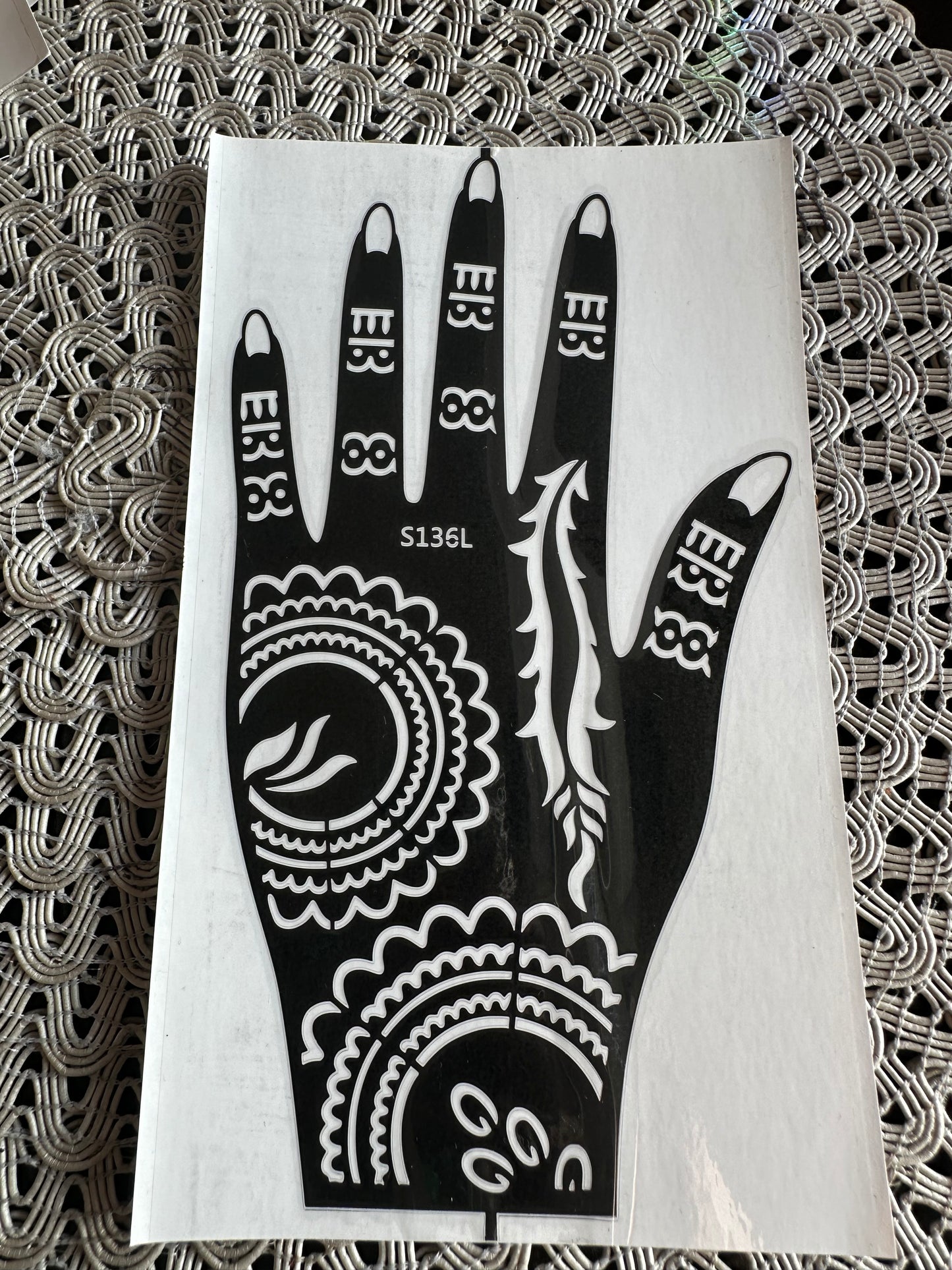 Left Hand Stencils