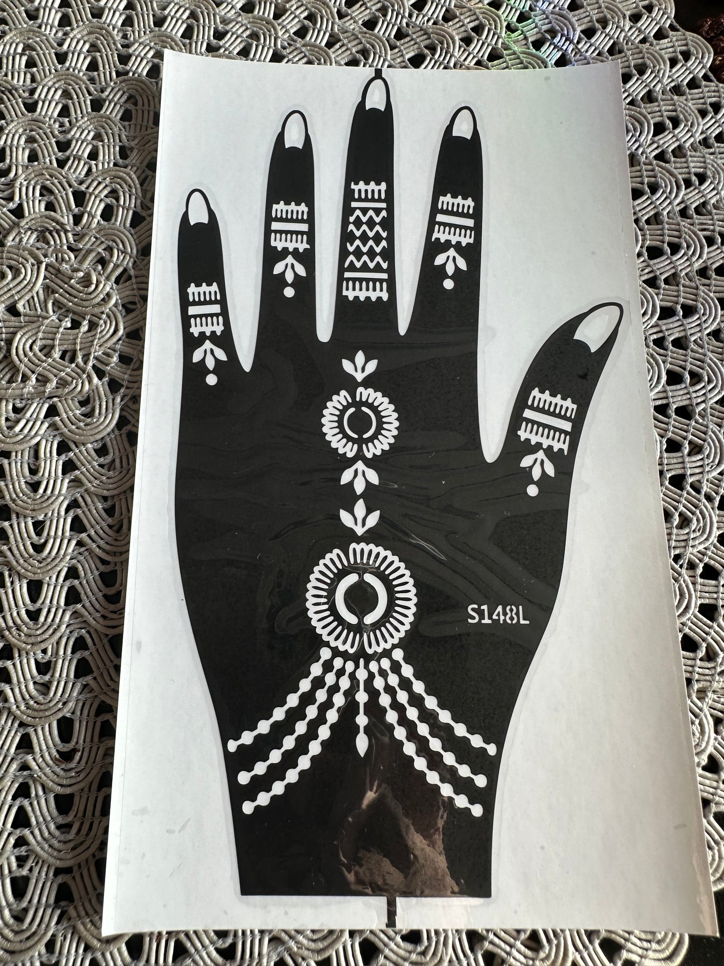 L Henna Stencils